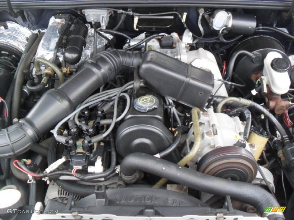 1994 Ford Ranger XLT Regular Cab Engine Photos