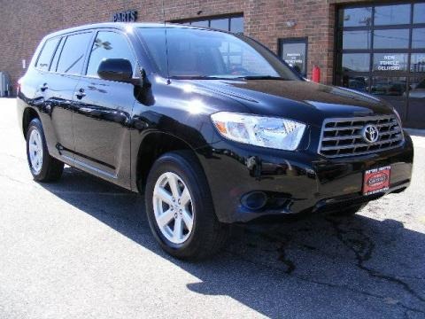 Toyota Highlander 2009 Black. 2008 Black Toyota Highlander