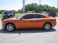 2011 Toxic Orange Pearl Dodge Charger SE  photo #4