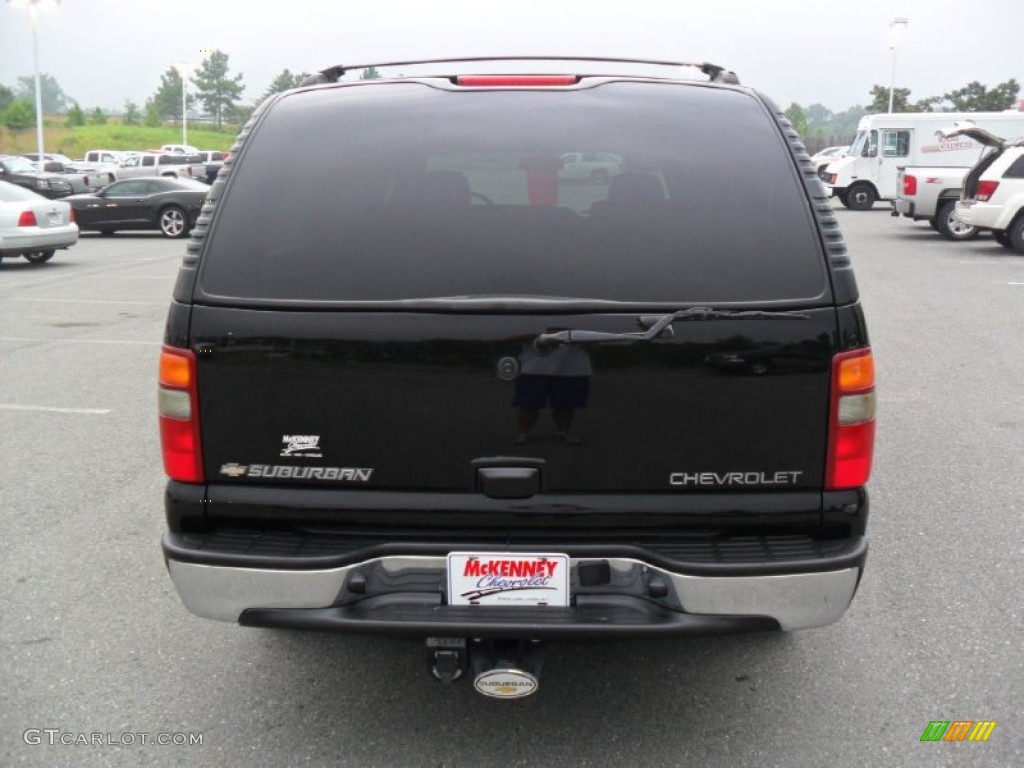 2003 Suburban 1500 LT 4x4 - Black / Gray/Dark Charcoal photo #3