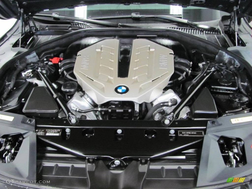 2010 BMW 7 Series 750i Sedan 4.4 Liter DFI Twin-Turbocharged DOHC 32-Valve VVT V8 Engine Photo #52639406