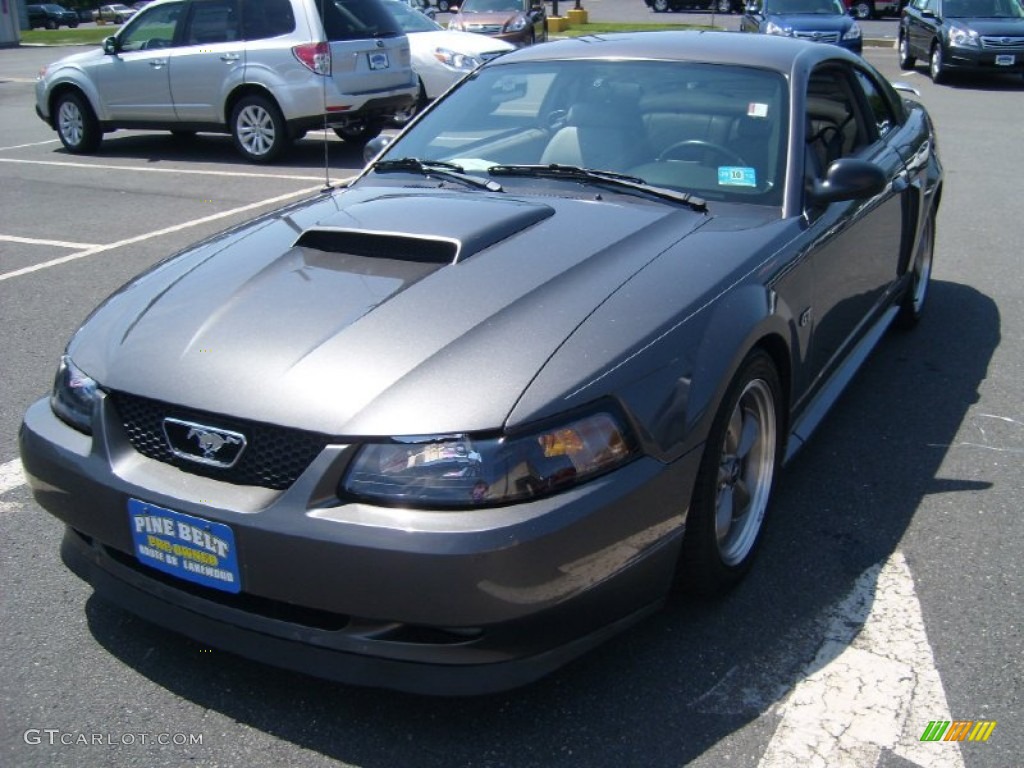 2003 Mustang GT Coupe - Dark Shadow Grey Metallic / Medium Graphite photo #1
