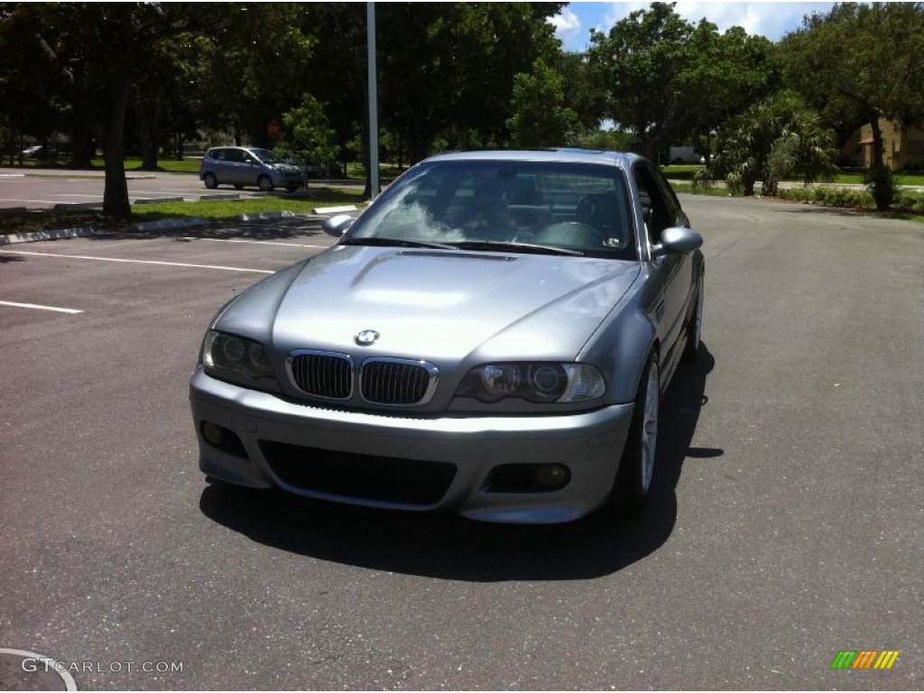 Silver Grey Metallic 2004 BMW M3 Coupe Exterior Photo #52640075