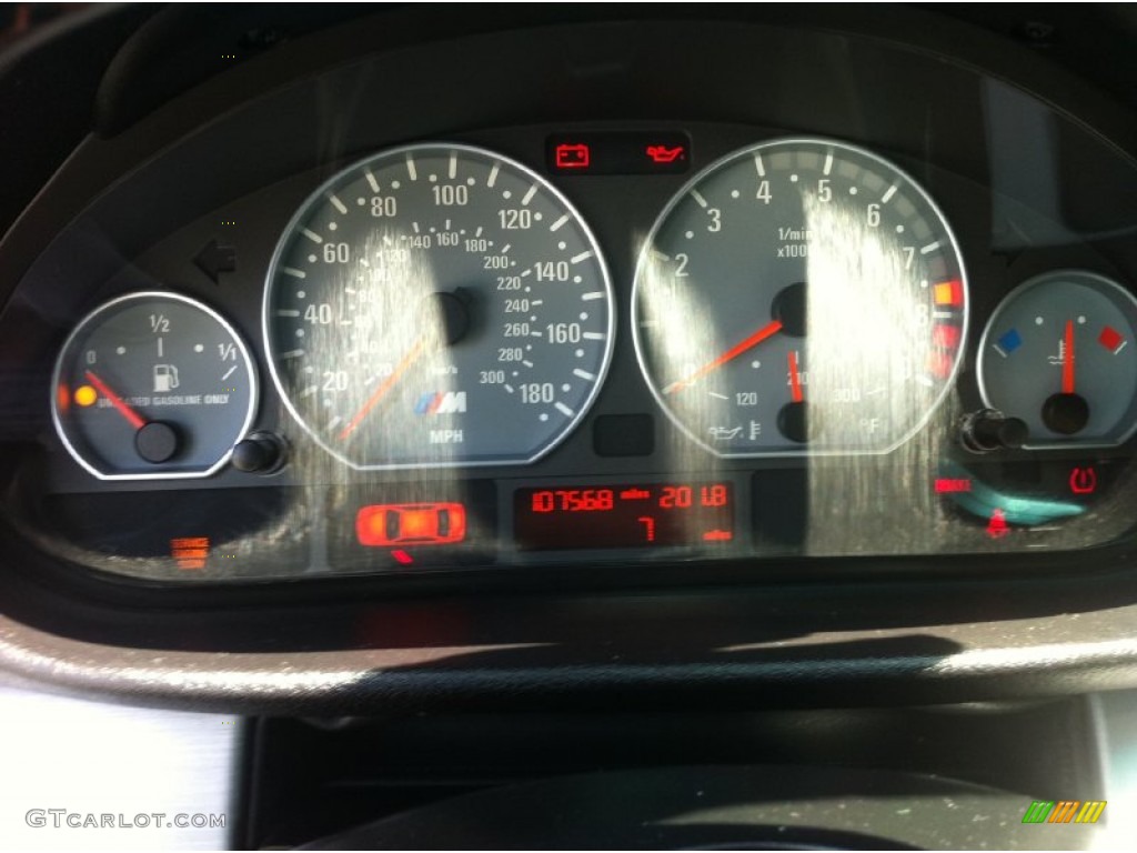 2004 BMW M3 Coupe Gauges Photo #52640144
