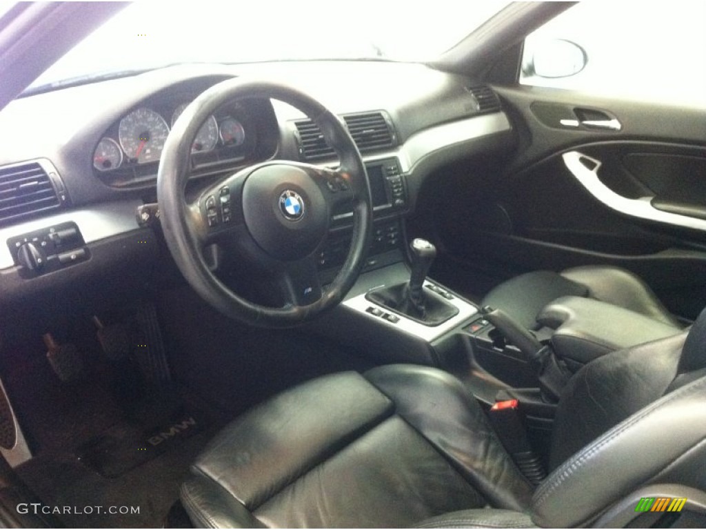 Black Interior 2004 BMW M3 Coupe Photo #52640321