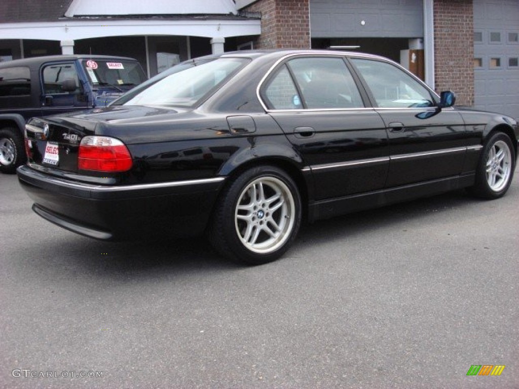 1998 7 Series 740i Sedan - Black II / Black photo #4