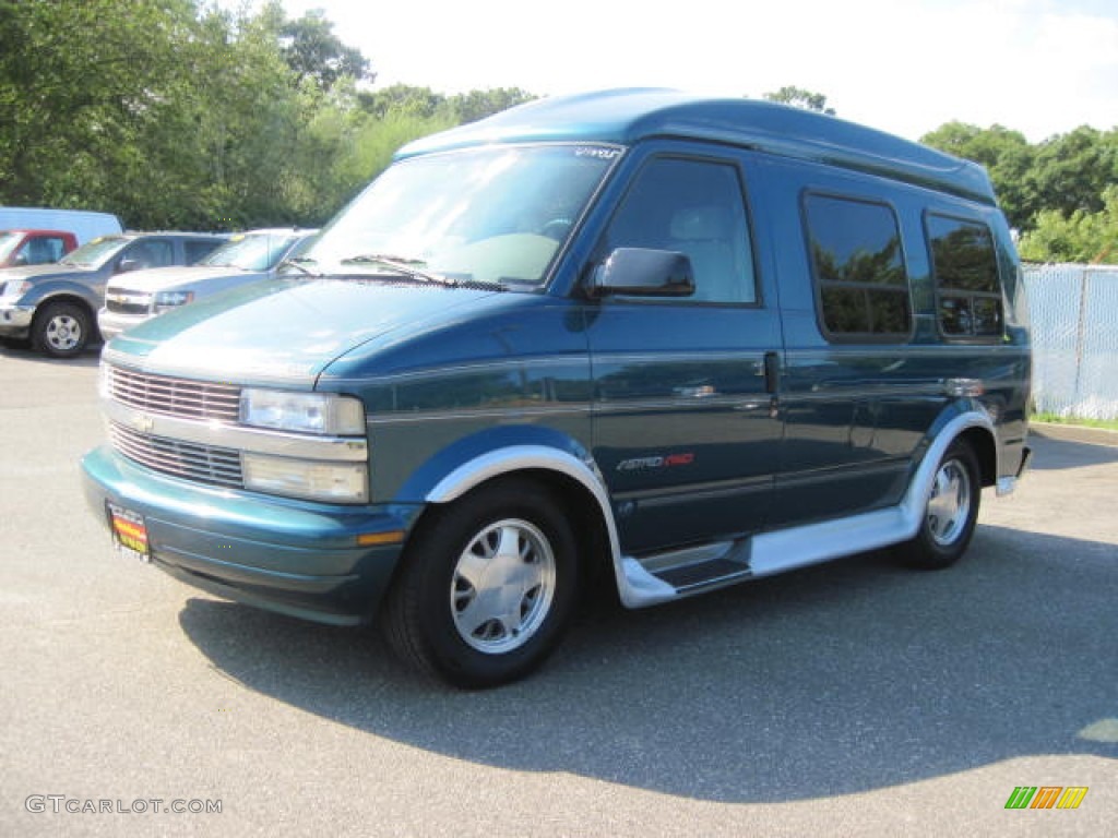 Teal Blue Metallic Chevrolet Astro