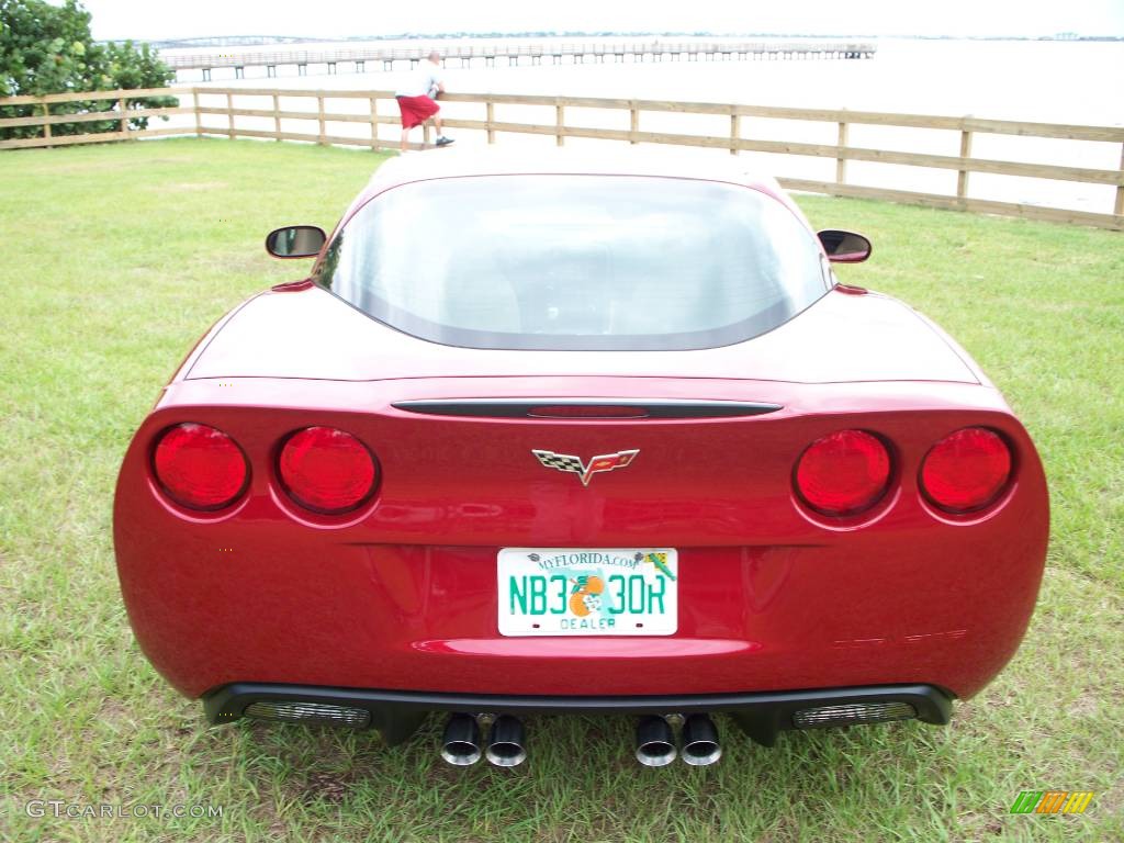 2008 Corvette Coupe - Crystal Red Metallic / Cashmere photo #35