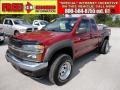 2006 Cherry Red Metallic Chevrolet Colorado Z71 Extended Cab 4x4  photo #1