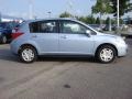 2010 Arctic Blue Metallic Nissan Versa 1.8 S Hatchback  photo #3