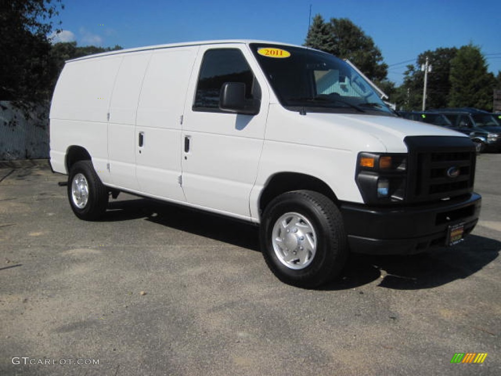 2011 E Series Van E250 Commercial - Oxford White / Medium Flint photo #4