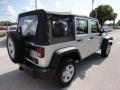 Bright Silver Metallic - Wrangler Unlimited X 4x4 Photo No. 10