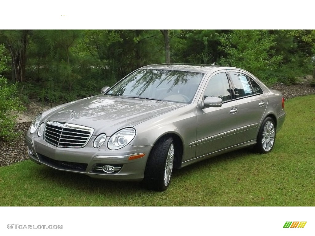 2008 E 350 Sedan - Pewter Metallic / Cashmere photo #1