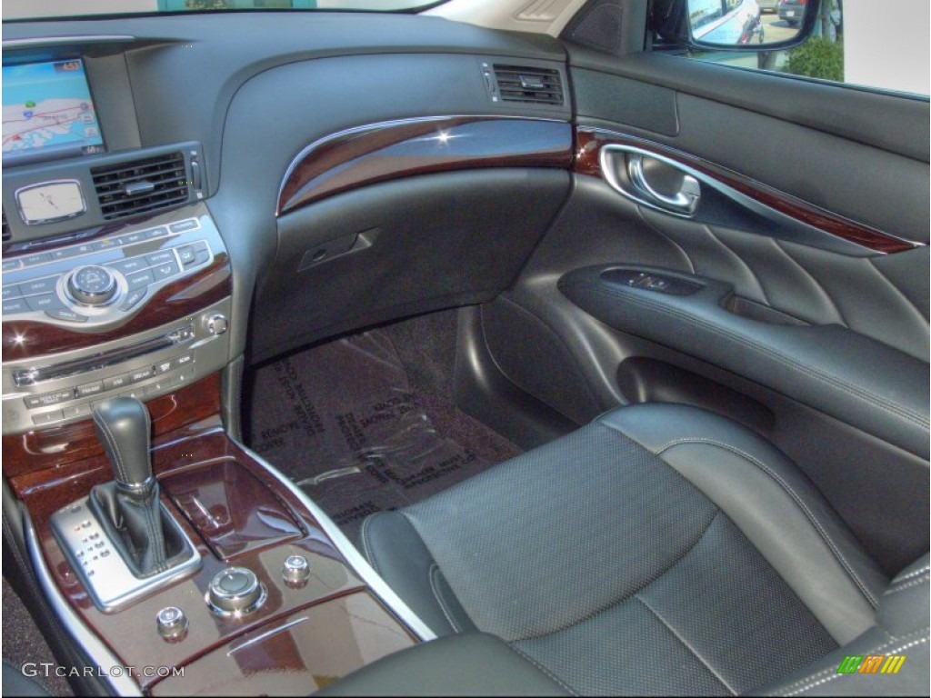 2011 Infiniti M 37 S Sedan Graphite Dashboard Photo #52644344