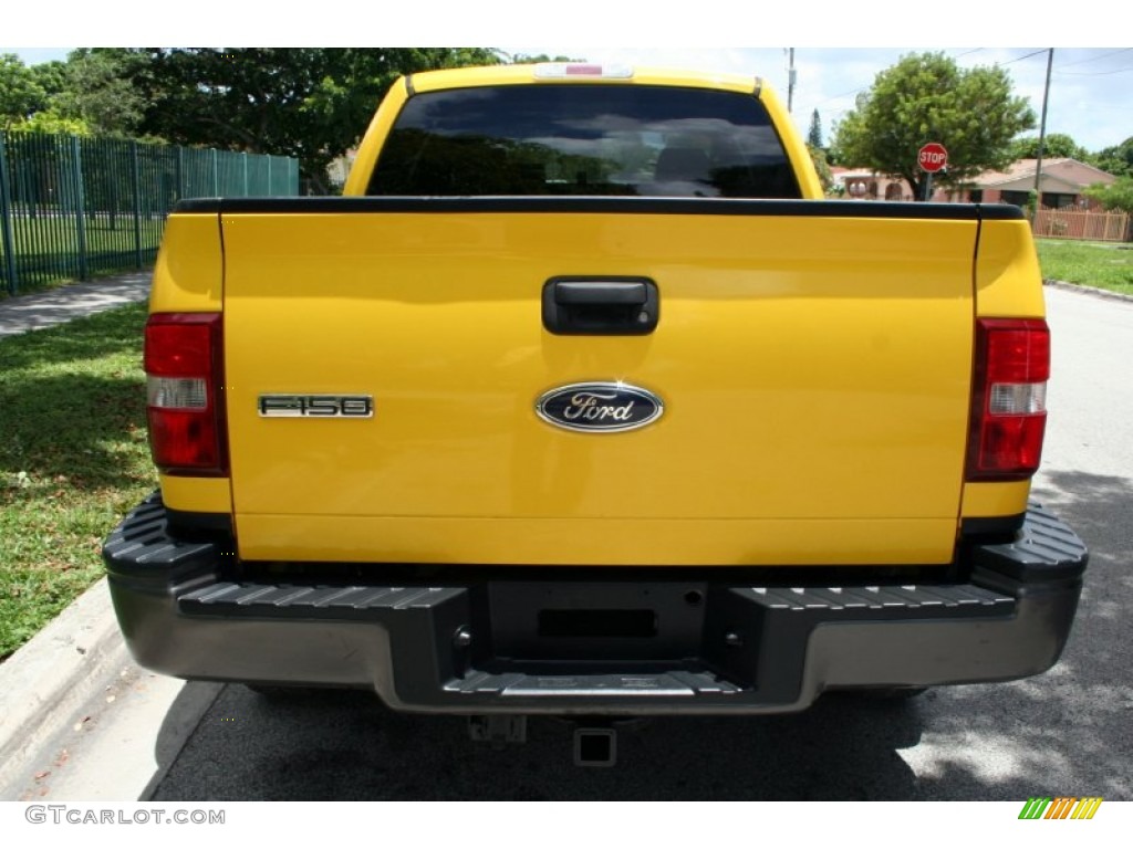 2004 F150 FX4 SuperCab 4x4 - Blazing Yellow / Black photo #21