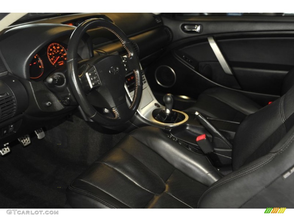 Graphite Interior 2006 Infiniti G 35 Coupe Photo #52645550