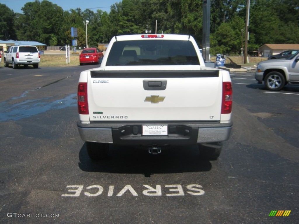 2011 Silverado 1500 LT Crew Cab 4x4 - White Diamond Tricoat / Light Cashmere/Ebony photo #4