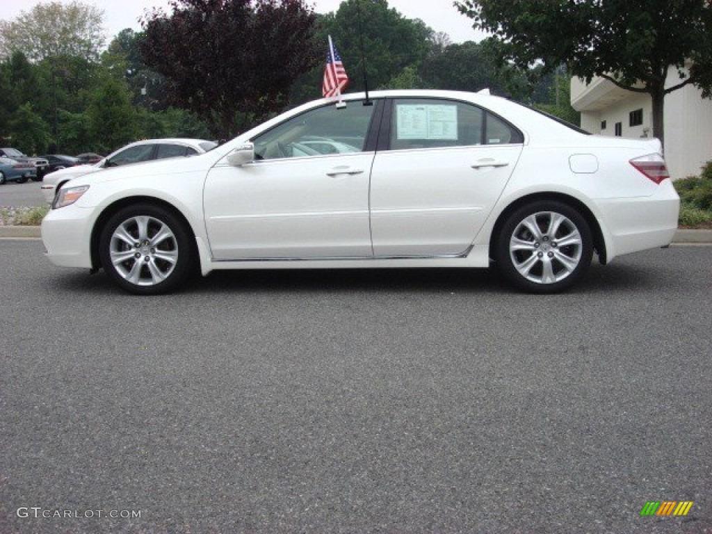 Alberta White Pearl 2009 Acura RL 3.7 AWD Sedan Exterior Photo #52646048