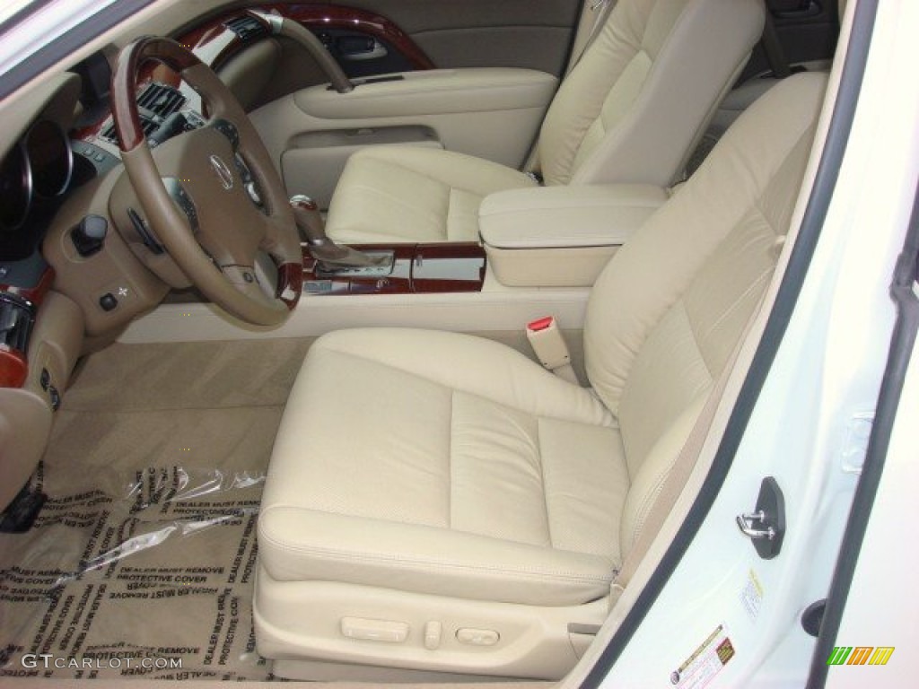 Parchment Interior 2009 Acura RL 3.7 AWD Sedan Photo #52646096