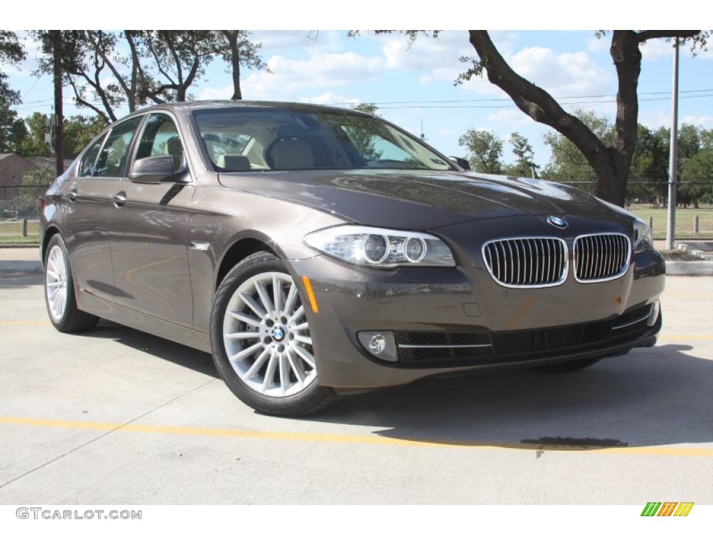 2011 5 Series 535i Sedan - Mojave Brown Metallic / Venetian Beige photo #1