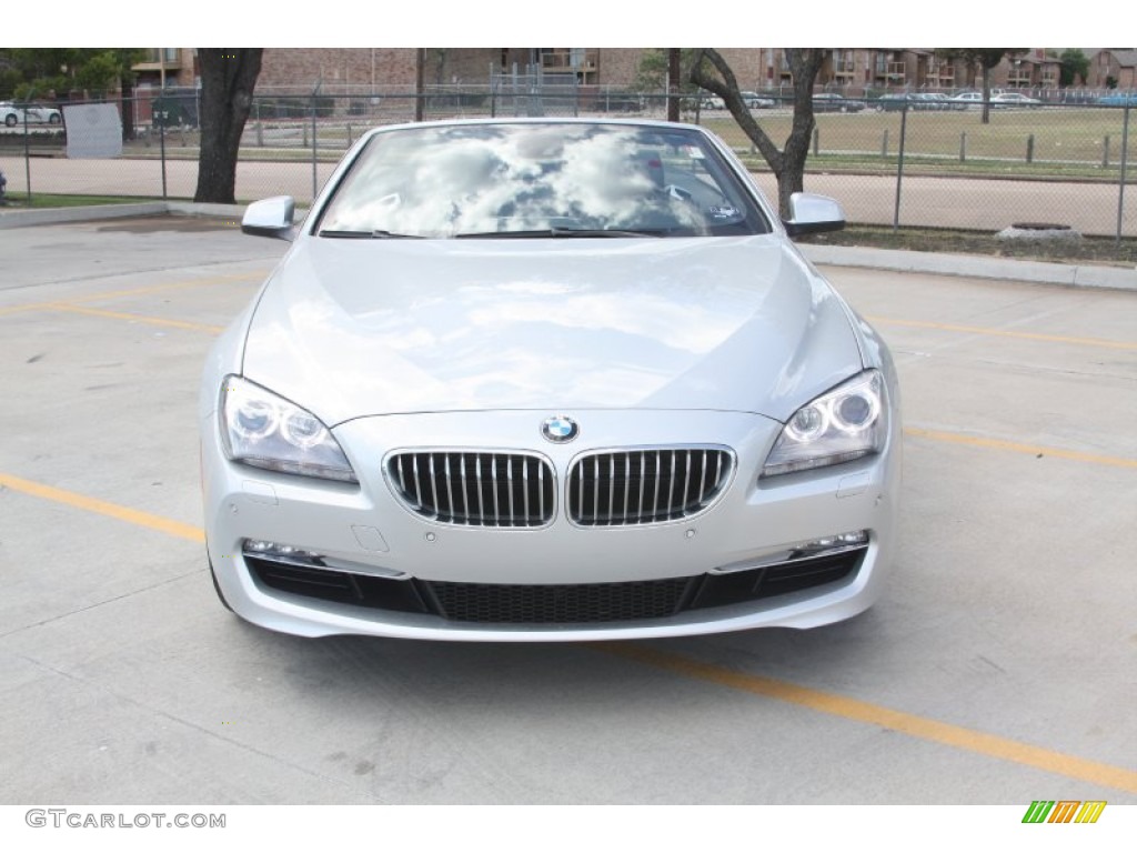 Titanium Silver Metallic 2012 BMW 6 Series 650i Convertible Exterior Photo #52649465