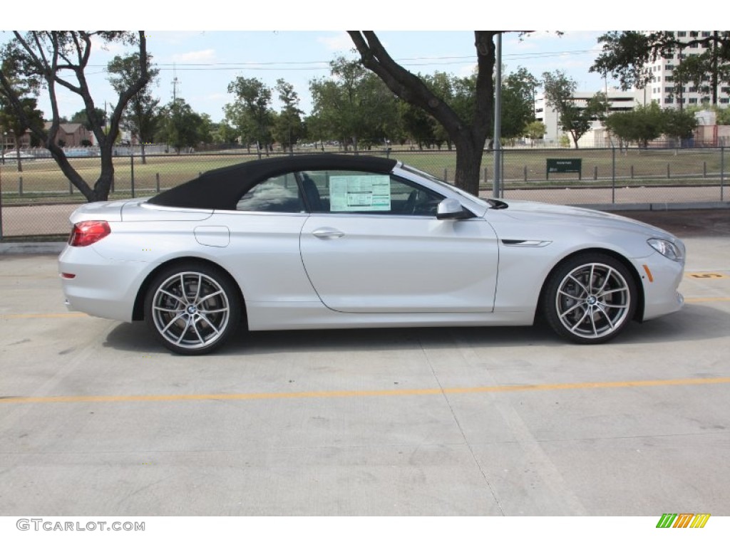 Titanium Silver Metallic 2012 BMW 6 Series 650i Convertible Exterior Photo #52649543