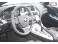 Black Nappa Leather Dashboard Photo for 2012 BMW 6 Series #52649558