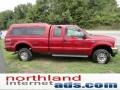 Red Clearcoat - F250 Super Duty XLT SuperCab 4x4 Photo No. 1
