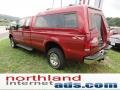 2003 Red Clearcoat Ford F250 Super Duty XLT SuperCab 4x4  photo #6