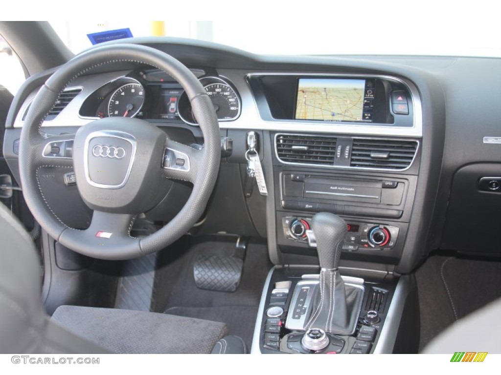 2011 Audi A5 2.0T quattro Coupe Black Dashboard Photo #52650824