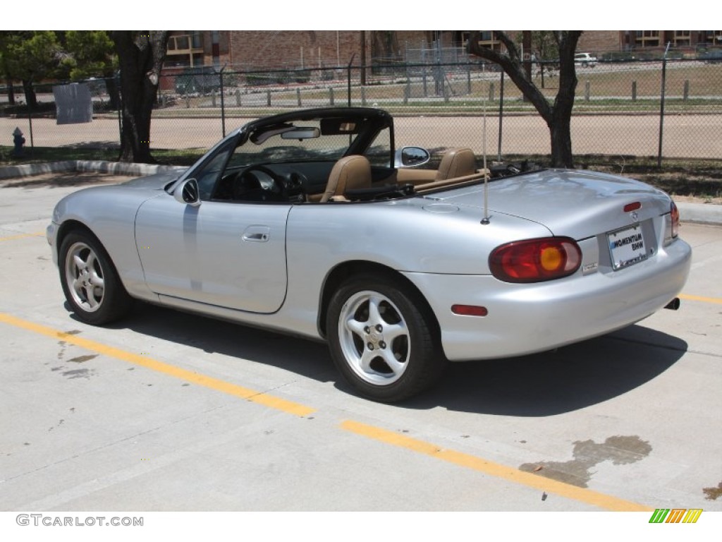 1999 MX-5 Miata LP Roadster - Highlight Silver Metallic / Tan photo #2