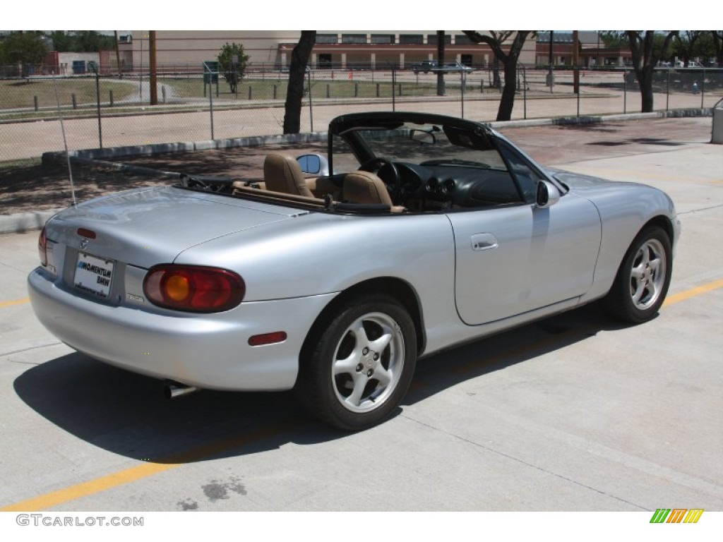 1999 MX-5 Miata LP Roadster - Highlight Silver Metallic / Tan photo #4