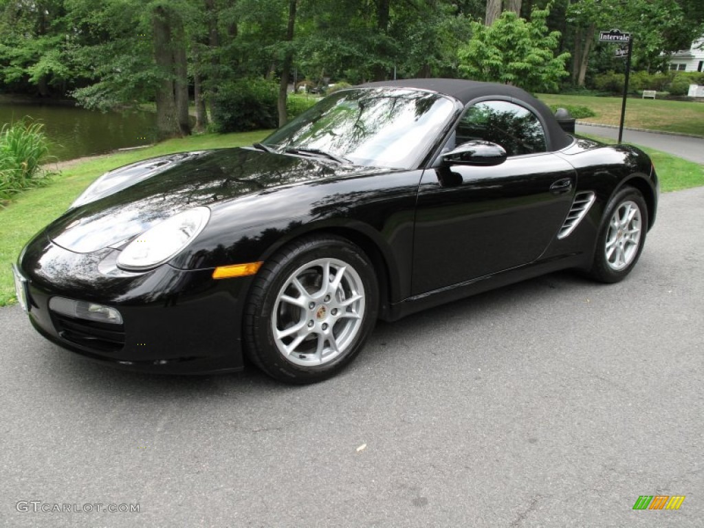 Black 2005 Porsche Boxster Standard Boxster Model Exterior Photo #52651847