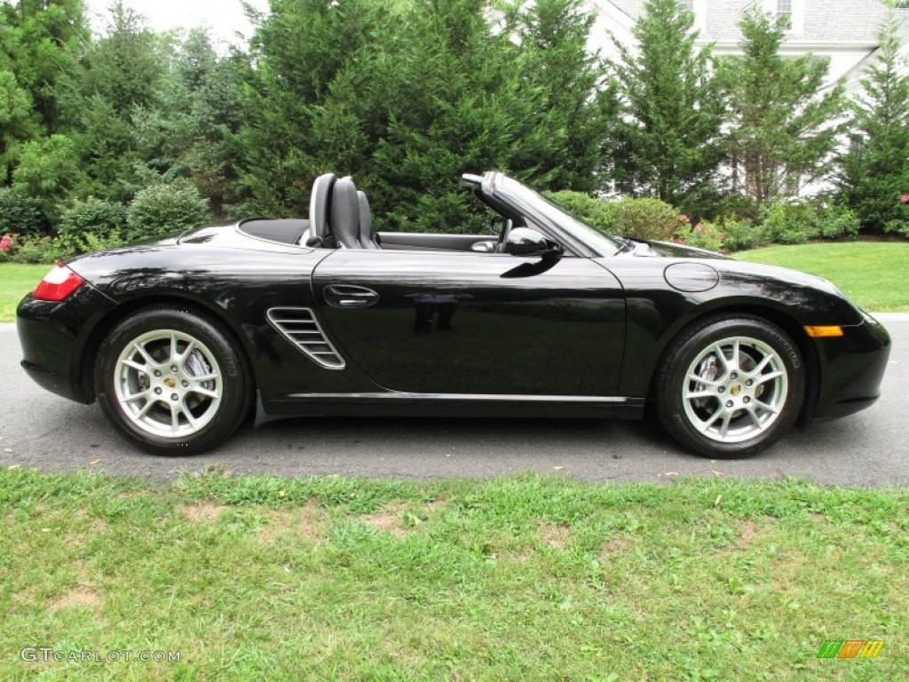 Black 2005 Porsche Boxster Standard Boxster Model Exterior Photo #52651946