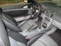Black/Stone Grey 2005 Porsche Boxster Standard Boxster Model Interior Color