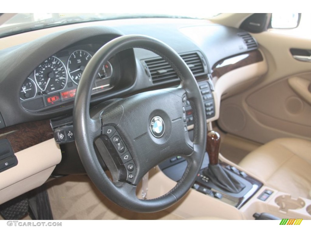 2002 3 Series 330i Sedan - Orient Blue Metallic / Sand photo #13