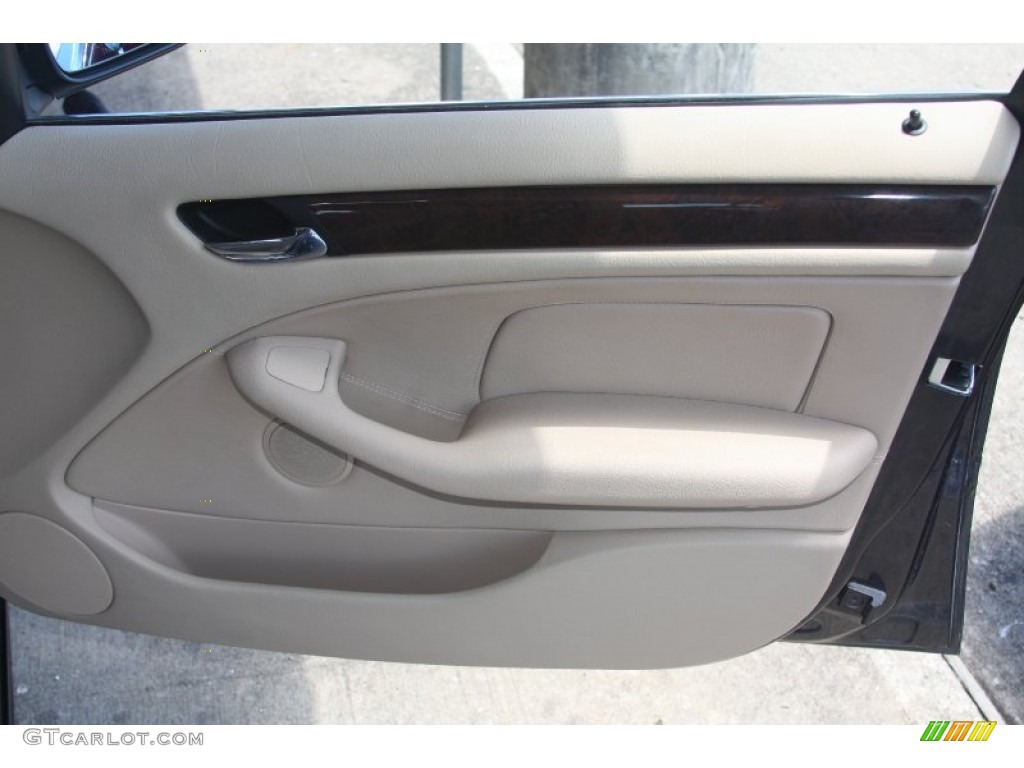 2002 3 Series 330i Sedan - Orient Blue Metallic / Sand photo #36