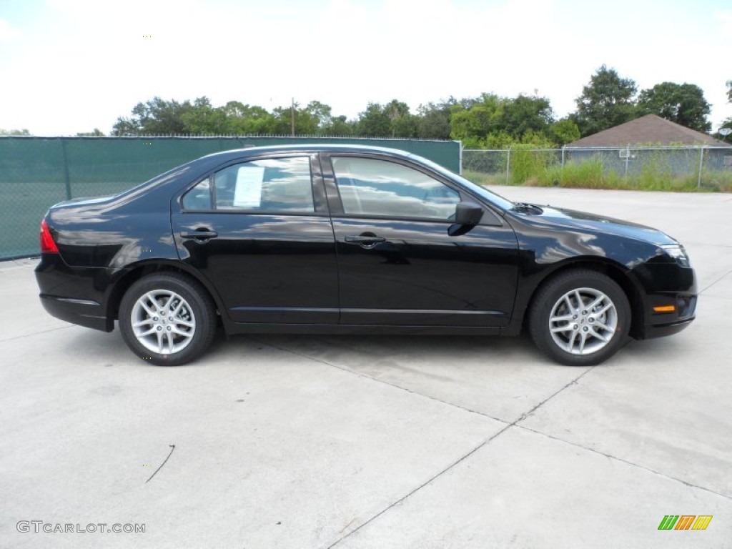 Black 2012 Ford Fusion S Exterior Photo #52653476