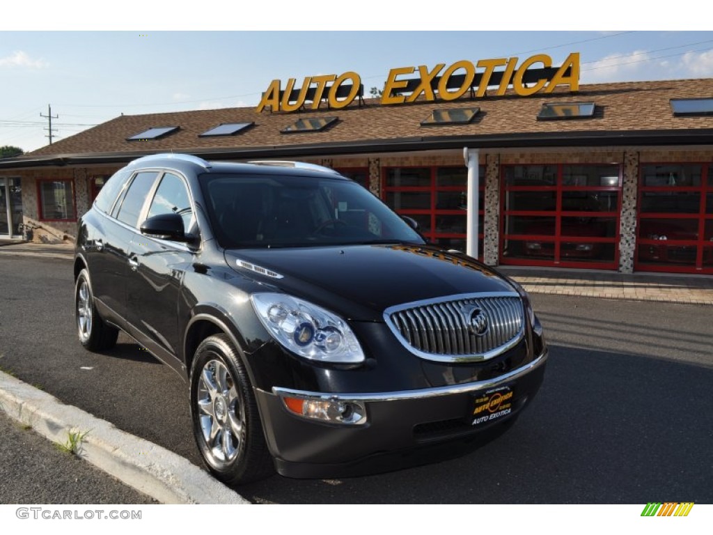 2008 Enclave CXL AWD - Carbon Black Metallic / Ebony/Ebony photo #2