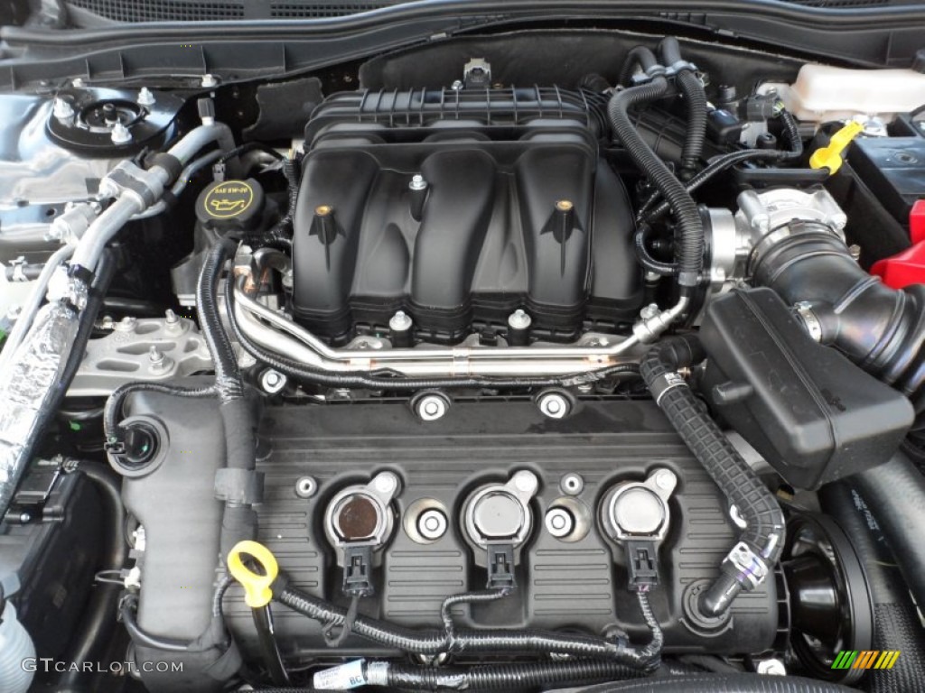 2012 Ford Fusion SEL V6 3.0 Liter Flex-Fuel DOHC 24-Valve VVT Duratec V6 Engine Photo #52653944