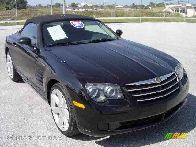 Black 2007 Chrysler Crossfire Roadster Exterior Photo #526542