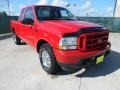 2003 Red Clearcoat Ford F250 Super Duty XLT SuperCab  photo #1