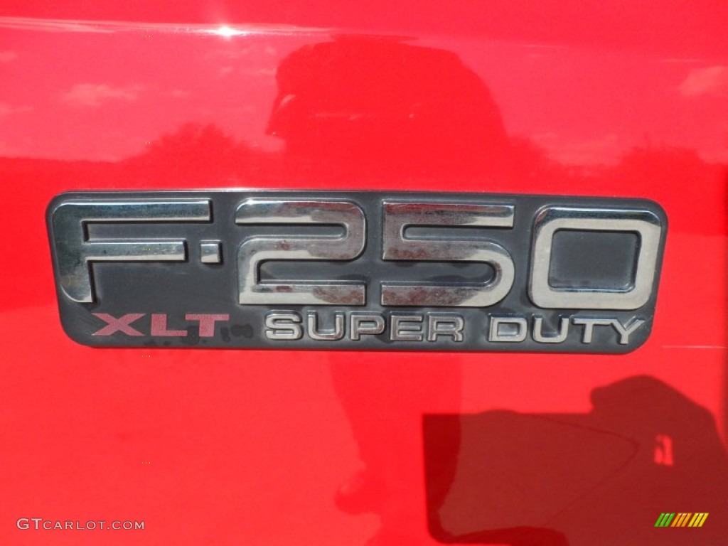 2003 F250 Super Duty XLT SuperCab - Red Clearcoat / Medium Flint Grey photo #17