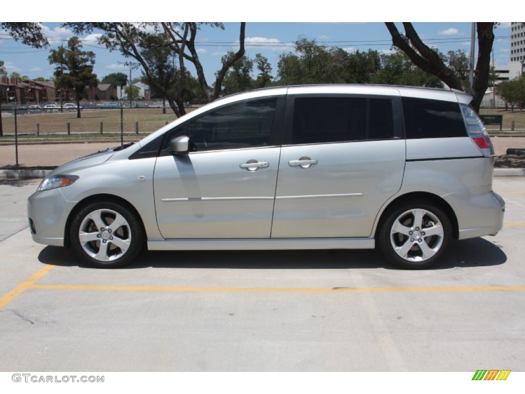 2007 MAZDA5 Sport - True Silver Metallic / Black photo #10