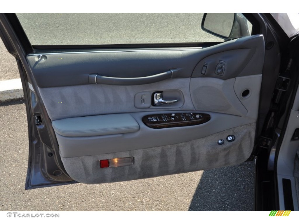 1995 Lincoln Town Car Signature Grey Door Panel Photo #52654709