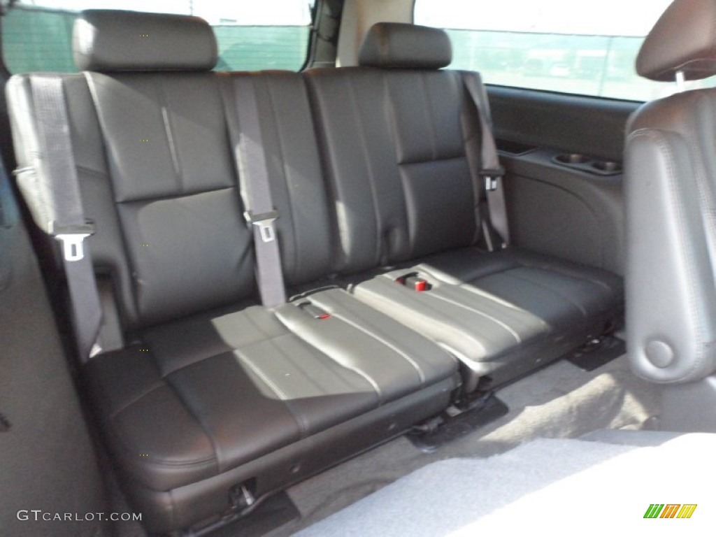 Ebony Interior 2008 Chevrolet Suburban 1500 LTZ Photo #52655558