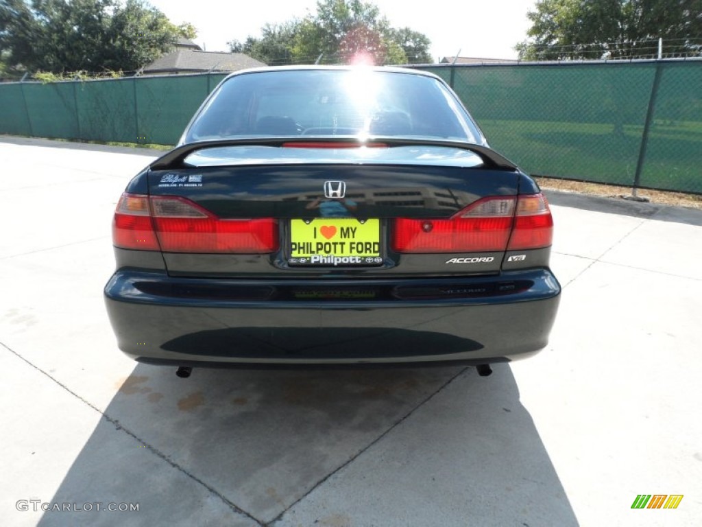 1998 Accord EX V6 Sedan - Dark Emerald Pearl / Ivory photo #4