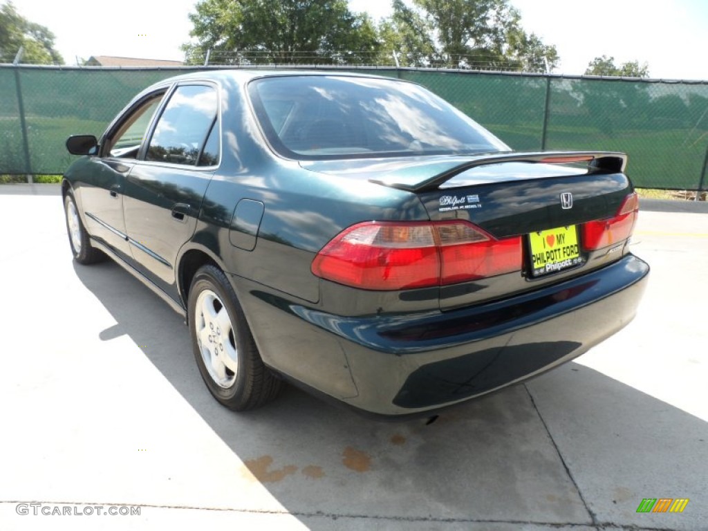 1998 Accord EX V6 Sedan - Dark Emerald Pearl / Ivory photo #5