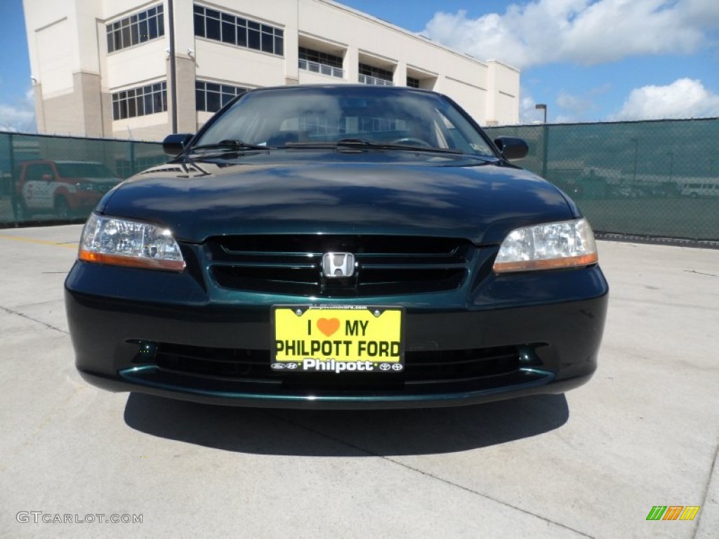 1998 Accord EX V6 Sedan - Dark Emerald Pearl / Ivory photo #9