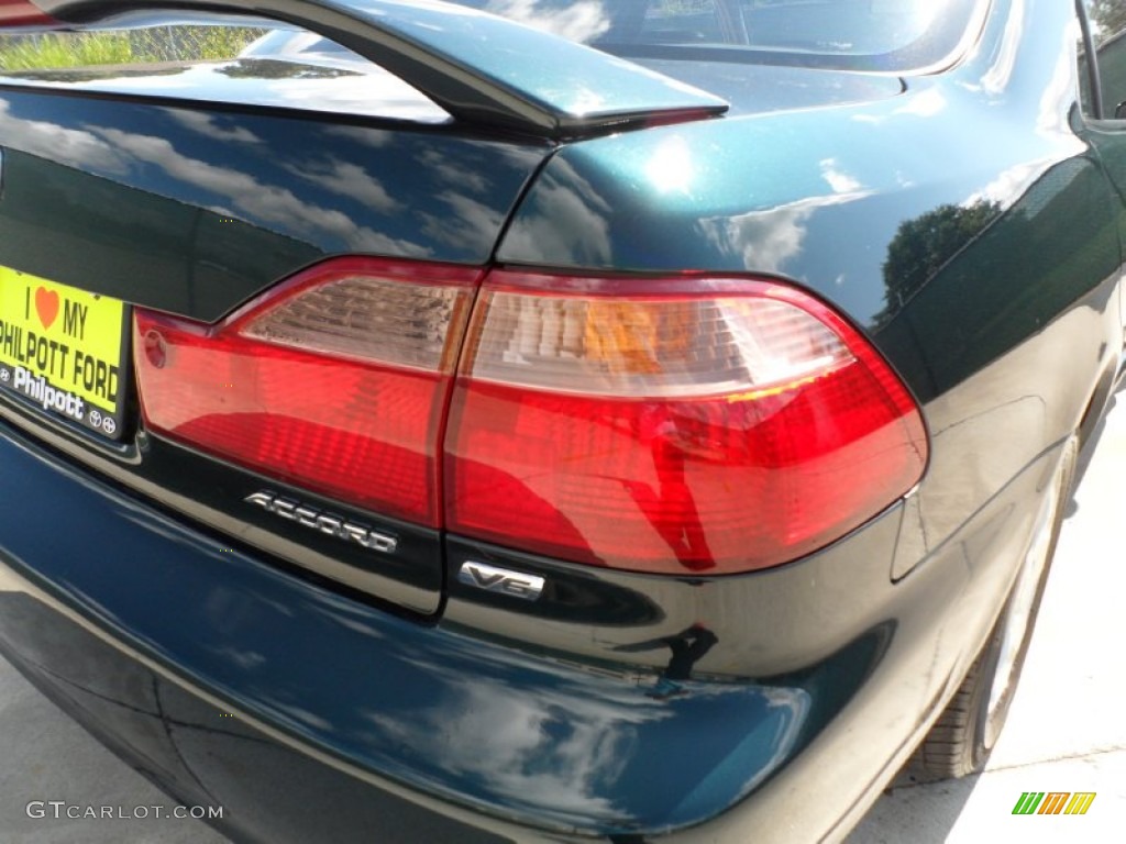 1998 Accord EX V6 Sedan - Dark Emerald Pearl / Ivory photo #20